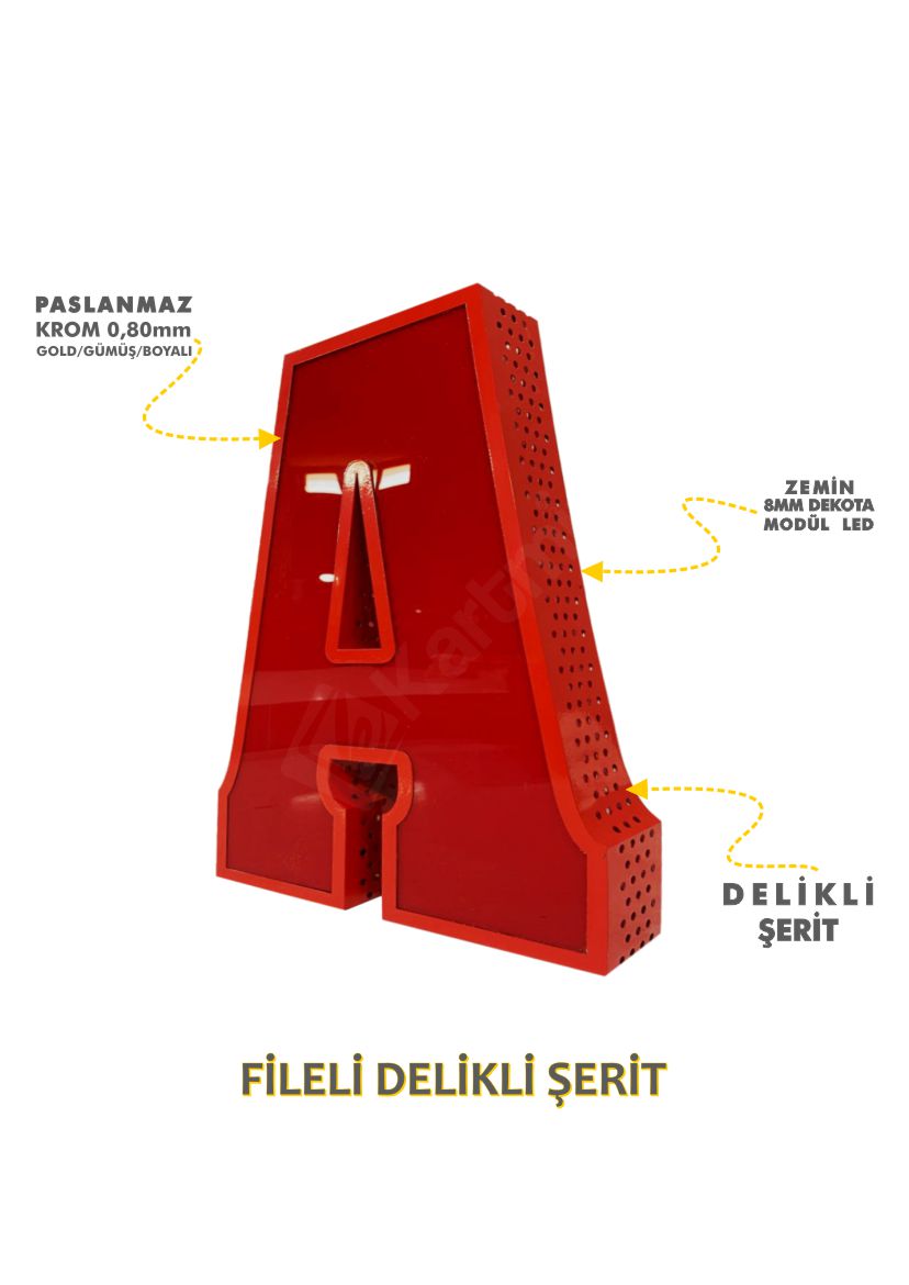 Fleli Delikli Şerit