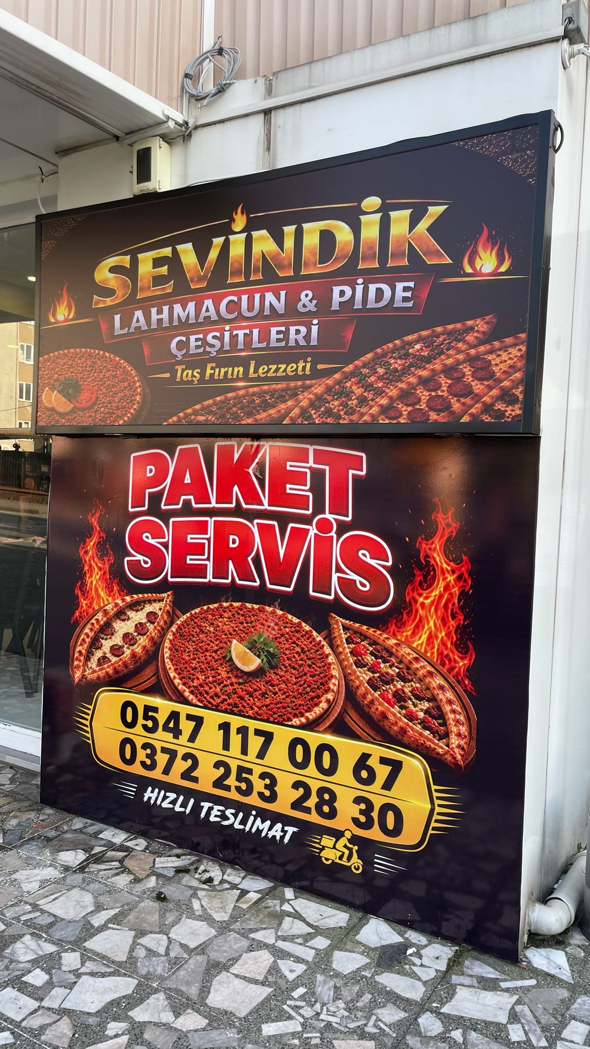ışıklı germe tabele m2