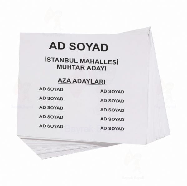 Oy Pusulası  2000 Adet