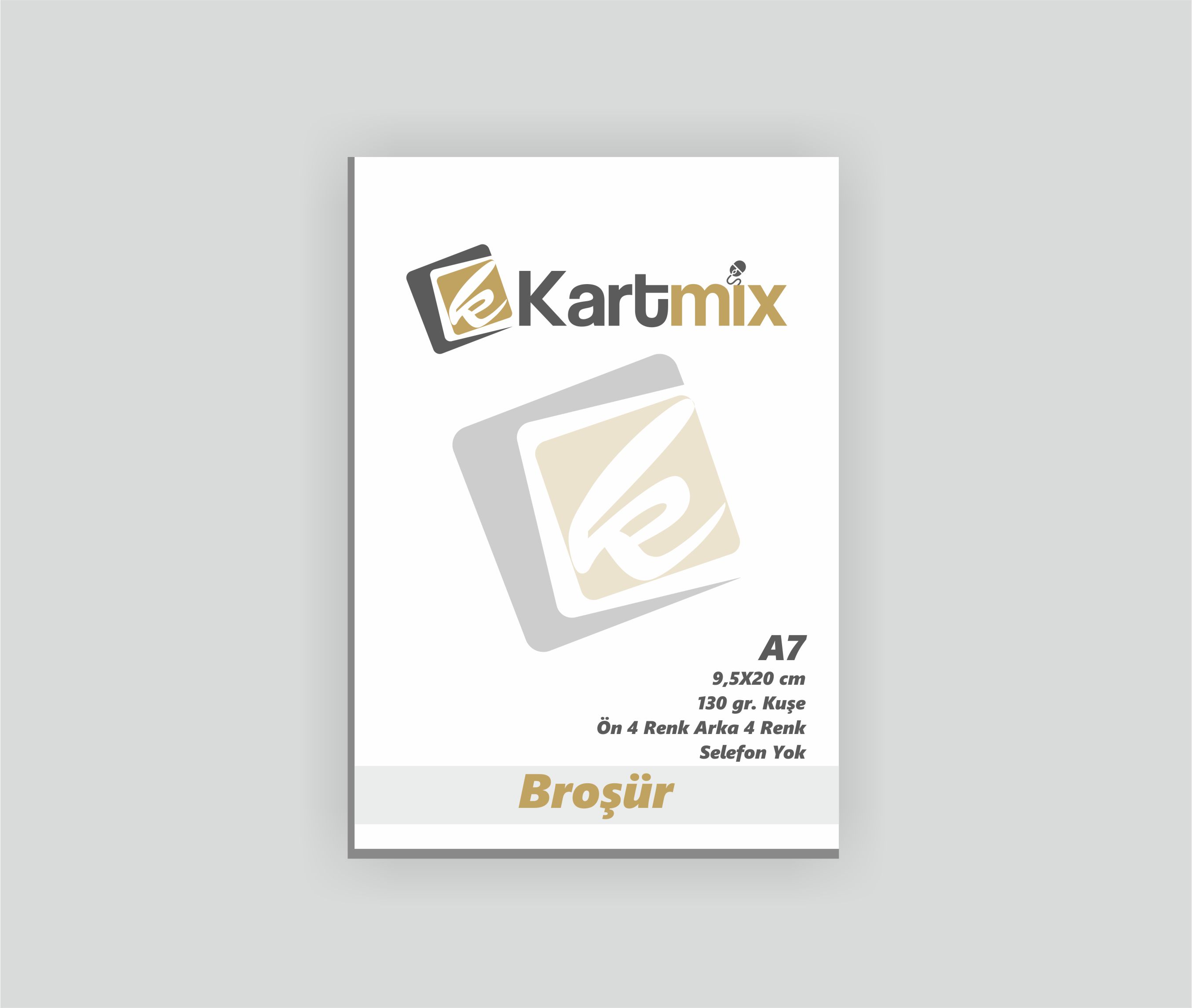 Broşür A7 Ebat 9,5x20 cm