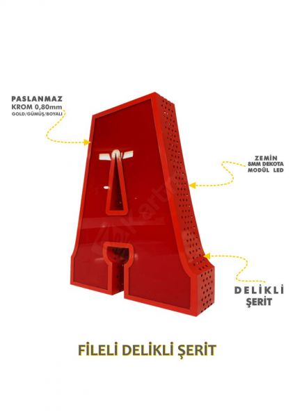 Fleli Delikli Şerit