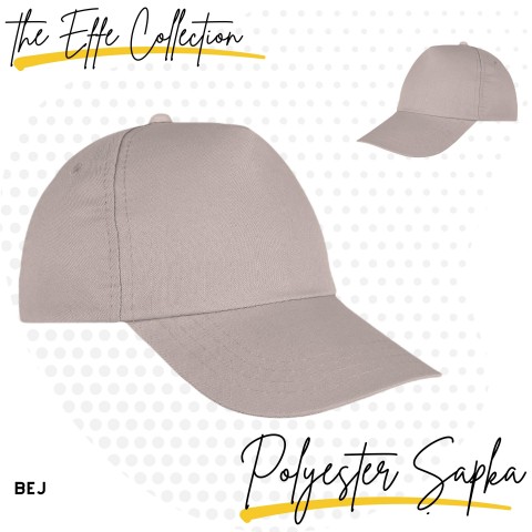 Polyester Şapka Bej