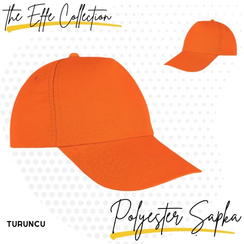 Polyester Şapka Turuncu